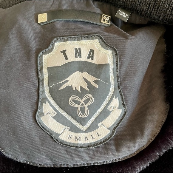 Aritzia TNA Blk Verbier Hooded Parka Coat Size S - Picture 10 of 16